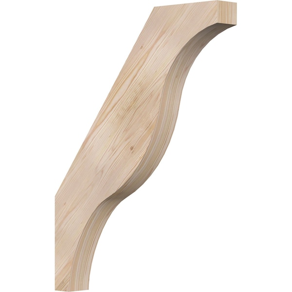 Ekena Millwork 3 1/2"W x 26"D x 34"H Funston Smooth Knee Brace, Douglas Fir BRC04X26X34FST00SDF - main